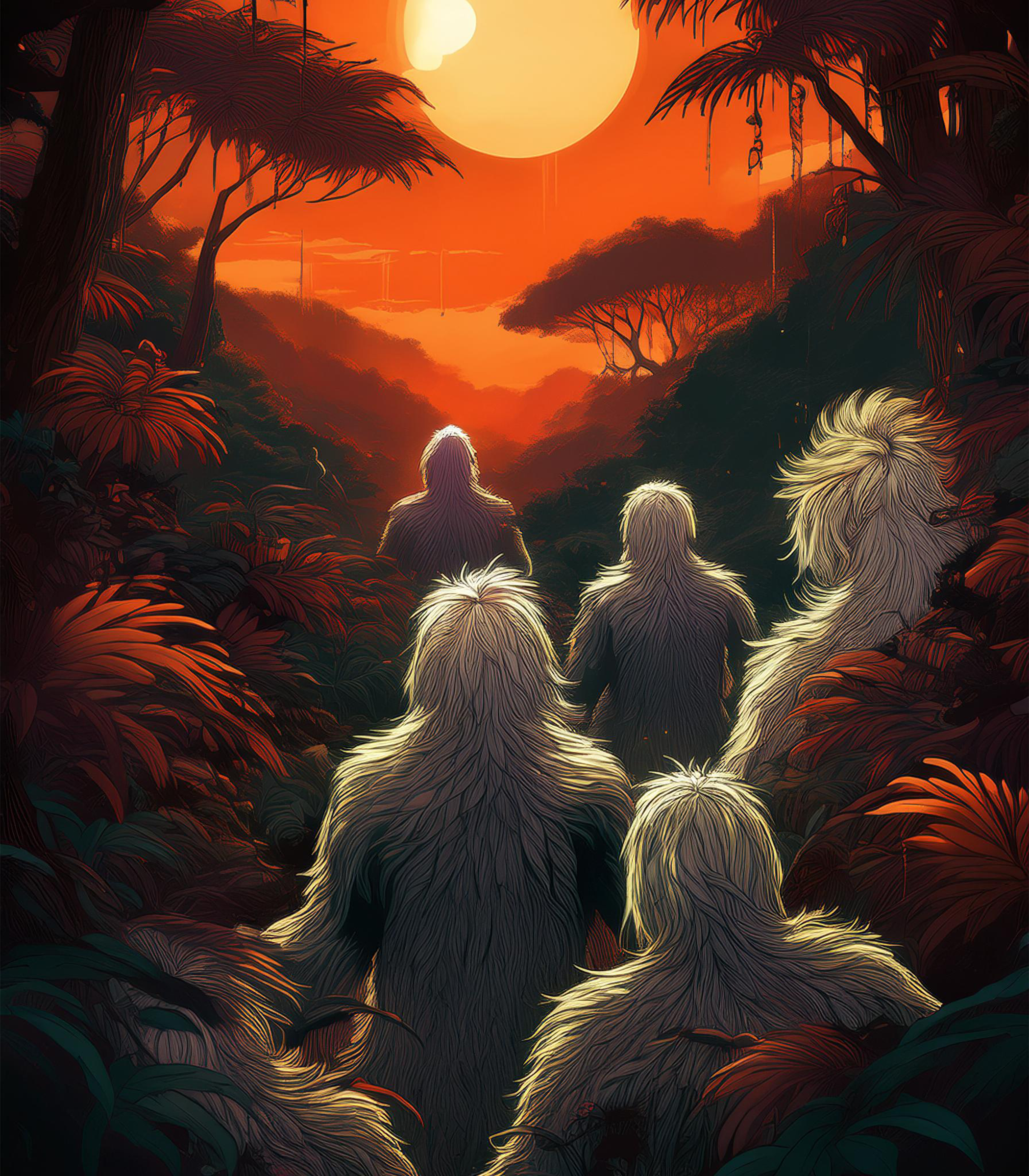 Furries in the forrest